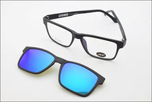 Load image into Gallery viewer, Ultem Glasses Frame For Men With Polarized Magnet Clip Sunglasses Myopia Women Eyewear Prescription Lens Driving Mirror JKK75