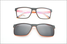 Load image into Gallery viewer, Ultem Glasses Frame For Men With Polarized Magnet Clip Sunglasses Myopia Women Eyewear Prescription Lens Driving Mirror JKK75