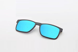 Ultem Glasses Frame For Men With Polarized Magnet Clip Sunglasses Myopia Women Eyewear Prescription Lens Driving Mirror JKK75