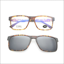 Load image into Gallery viewer, Ultem Glasses Frame For Men With Polarized Magnet Clip Sunglasses Myopia Women Eyewear Prescription Lens Driving Mirror JKK75