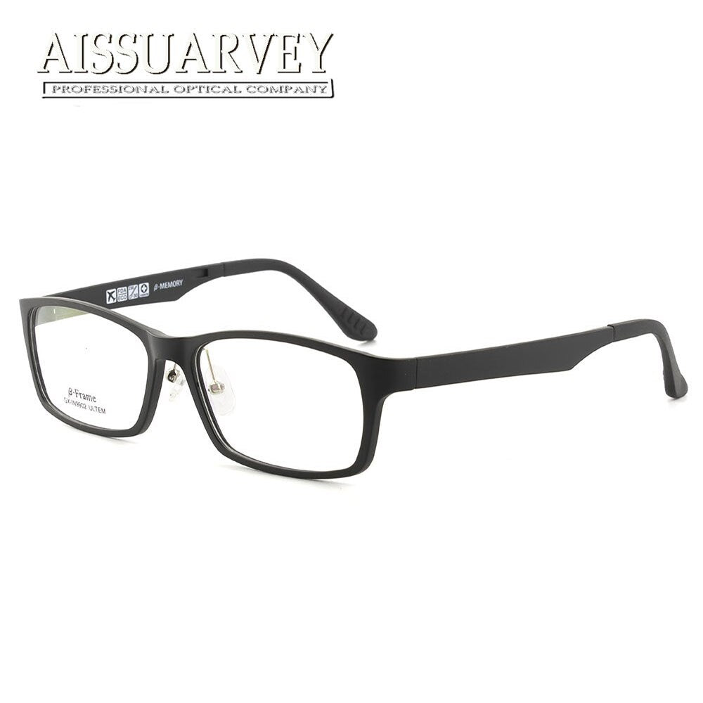Ultem Glasses Frames for Men Sport Eyeglasses Frame Optical Classic Goggles Light Prescription Eye Wear with Nose-pads Rectangle