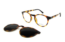 Carica l'immagine nel visualizzatore di Gallery, Ultem Memory Vintage Round Optical Eyeglasses Magnetic Clip On Sunglasses Polarized Men Women Magnet Eyewear Glasses Frames