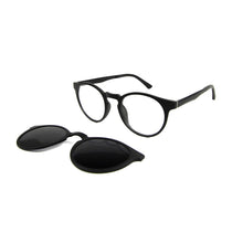 Carica l'immagine nel visualizzatore di Gallery, Ultem Memory Vintage Round Optical Eyeglasses Magnetic Clip On Sunglasses Polarized Men Women Magnet Eyewear Glasses Frames