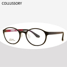 Load image into Gallery viewer, Ultem Round Eyeglasses Frames for Women Men Prescription Glasses Frame for Boy Girl Vintage Eye Wear Sport Style with Clear Lens