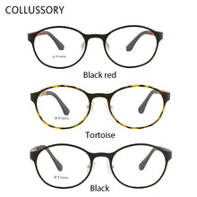 Load image into Gallery viewer, Ultem Round Eyeglasses Frames for Women Men Prescription Glasses Frame for Boy Girl Vintage Eye Wear Sport Style with Clear Lens