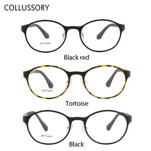 Ultem Round Eyeglasses Frames for Women Men Prescription Glasses Frame for Boy Girl Vintage Eye Wear Sport Style with Clear Lens