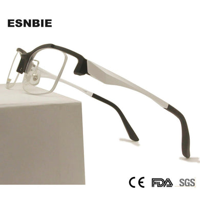 Ultem Sports Optical Frame Glasses For Men Sports Semi-Rimless Eyeglass Myopia Optical Prescription Eyewear Male Ultralight
