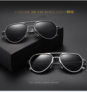 Ultra Light Aluminum Magnesium Full Frame Sunglasses Polarized Driving Mirror Sunglasses 6530