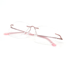 Carica l&#39;immagine nel visualizzatore di Gallery, Ultra Light Flexible Rimless Eyeglasses Female Pure Titanium Glasses For Women Small Square Prescription Lenses Optical Frame