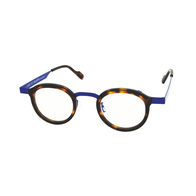 Ultra Light Steel Sheet With Acetate Glasses Brand Designer's Same Blue Tortoiseshell Frame