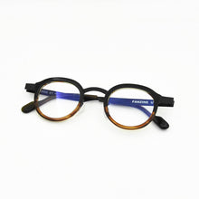 Load image into Gallery viewer, Ultra Light Steel Sheet With Acetate Glasses Brand Designer&#39;s Same Blue Tortoiseshell Frame