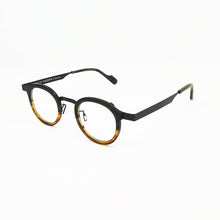 Load image into Gallery viewer, Ultra Light Steel Sheet With Acetate Glasses Brand Designer&#39;s Same Blue Tortoiseshell Frame