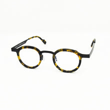 Load image into Gallery viewer, Ultra Light Steel Sheet With Acetate Glasses Brand Designer&#39;s Same Blue Tortoiseshell Frame