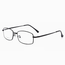Load image into Gallery viewer, Ultra-Light Titanium Alloy Frame Eye Glasses Men Business Style Full Rim Spectacles with Spring Hinges Myopia Eyewear
