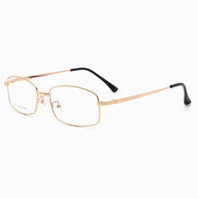 Load image into Gallery viewer, Ultra-Light Titanium Alloy Frame Eye Glasses Men Business Style Full Rim Spectacles with Spring Hinges Myopia Eyewear