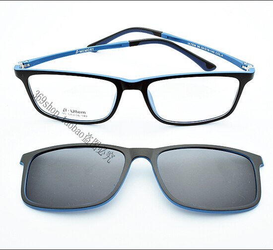 Ultra-light Glasses Lightweight Frame for men With Magnet Polarized Clip Sunglasses Ultem Eyeglasses Functional Glasses Uv 400