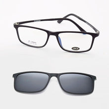 Load image into Gallery viewer, Ultra-light Glasses Lightweight Frame for men With Magnet Polarized Clip Sunglasses Ultem Eyeglasses Functional Glasses Uv 400