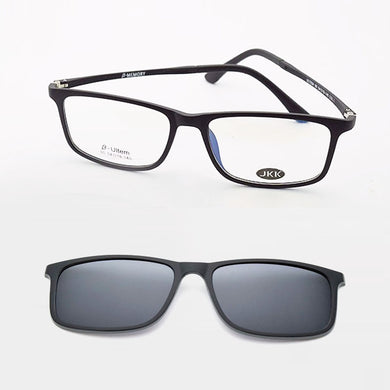 Ultra-light Glasses Lightweight Frame for men With Magnet Polarized Clip Sunglasses Ultem Eyeglasses Functional Glasses Uv 400
