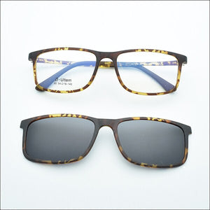 Ultra-light Glasses Lightweight Frame for men With Magnet Polarized Clip Sunglasses Ultem Eyeglasses Functional Glasses Uv 400