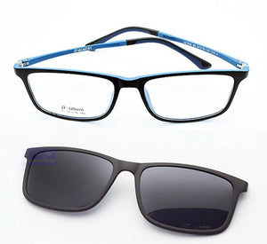 Ultra-light Glasses Lightweight Frame for men With Magnet Polarized Clip Sunglasses Ultem Eyeglasses Functional Glasses Uv 400
