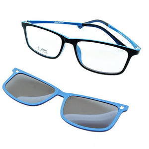 Ultra-light Glasses Lightweight Frame for men With Magnet Polarized Clip Sunglasses Ultem Eyeglasses Functional Glasses Uv 400