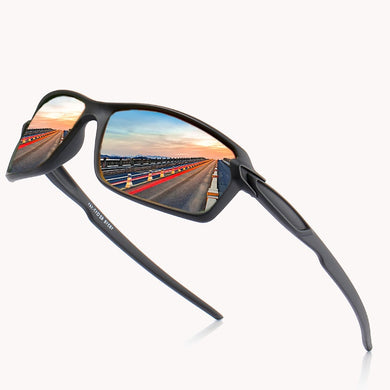 Ultra light Matte Frame Polarized Sunglasses Men/Women UV Protection Sports Goggles Reflective Sun Glasses Eyewear Male Shades
