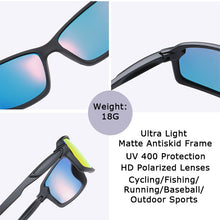 Load image into Gallery viewer, Ultra light Matte Frame Polarized Sunglasses Men/Women UV Protection Sports Goggles Reflective Sun Glasses Eyewear Male Shades