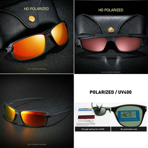 Ultra light Matte Frame Polarized Sunglasses Men/Women UV Protection Sports Goggles Reflective Sun Glasses Eyewear Male Shades