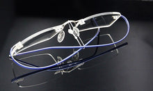 Carica l&#39;immagine nel visualizzatore di Gallery, Ultra-light Memory Titanium Glasses Frame  Men Rimless Myopia Glasses in Optical Lens Rx Prescription Eyeglasses Frames