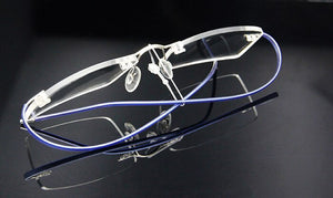 Ultra-light Memory Titanium Glasses Frame  Men Rimless Myopia Glasses in Optical Lens Rx Prescription Eyeglasses Frames