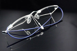 Ultra-light Memory Titanium Glasses Frame  Men Rimless Myopia Glasses in Optical Lens Rx Prescription Eyeglasses Frames