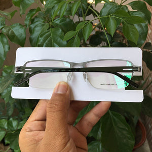 Ultra-light Men's Medical Stainless Steel Spectacle Frame Screwless Design