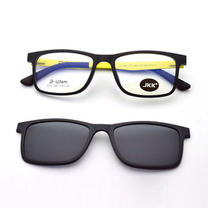 Ultra-light Narrow face Frame Children's magnet Clip Myopia Glasses Lightweight Polarized Sunglasses Nvgs Small glasses  JKK015