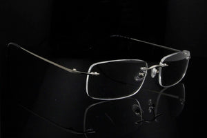 Ultra-light Rimless Glasses Frame Men Vintage Square Myopia Glasses Women'S Mens Spectacles Frame Eyeglasses Myopic Women