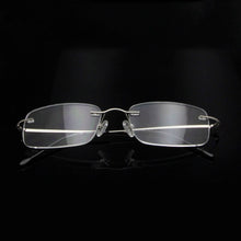 Load image into Gallery viewer, Ultra-light Rimless Glasses Frame Men Vintage Square Myopia Glasses Women&#39;S Mens Spectacles Frame Eyeglasses Myopic Women