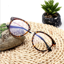 Load image into Gallery viewer, Ultra-light ULTEM(PEI) Optical Glasses Frame For Unisex TR90 Transparent Vintage Resin Lens Oval Prescription Spectacles Women