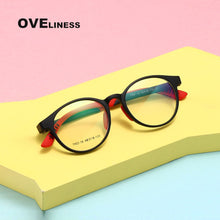 Load image into Gallery viewer, Ultralight Flexible Soft Kids Frame boy girl Children Optical Spectacle Frame Glasses for Sight Eyeglass Lunettes De Vue Enfant