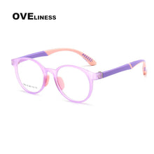 Load image into Gallery viewer, Ultralight Flexible Soft Kids Frame boy girl Children Optical Spectacle Frame Glasses for Sight Eyeglass Lunettes De Vue Enfant