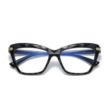 Carica l&#39;immagine nel visualizzatore di Gallery, Occhiali da vista Cat Eye con montatura ultraleggera Occhiali da vista poligonali trasparenti firmati da donna Occhiali retrò femminili trasparenti 