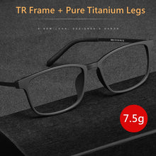Load image into Gallery viewer, Ultralight Men and Women Pure Titanium Eyeglasses Frame Small Retro Comfortable Myopia Blu-ray Prescription Glasses Frame 8856