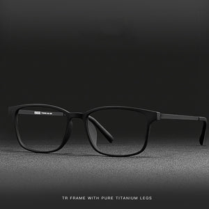 Ultralight Men and Women Pure Titanium Eyeglasses Frame Small Retro Comfortable Myopia Blu-ray Prescription Glasses Frame 8856