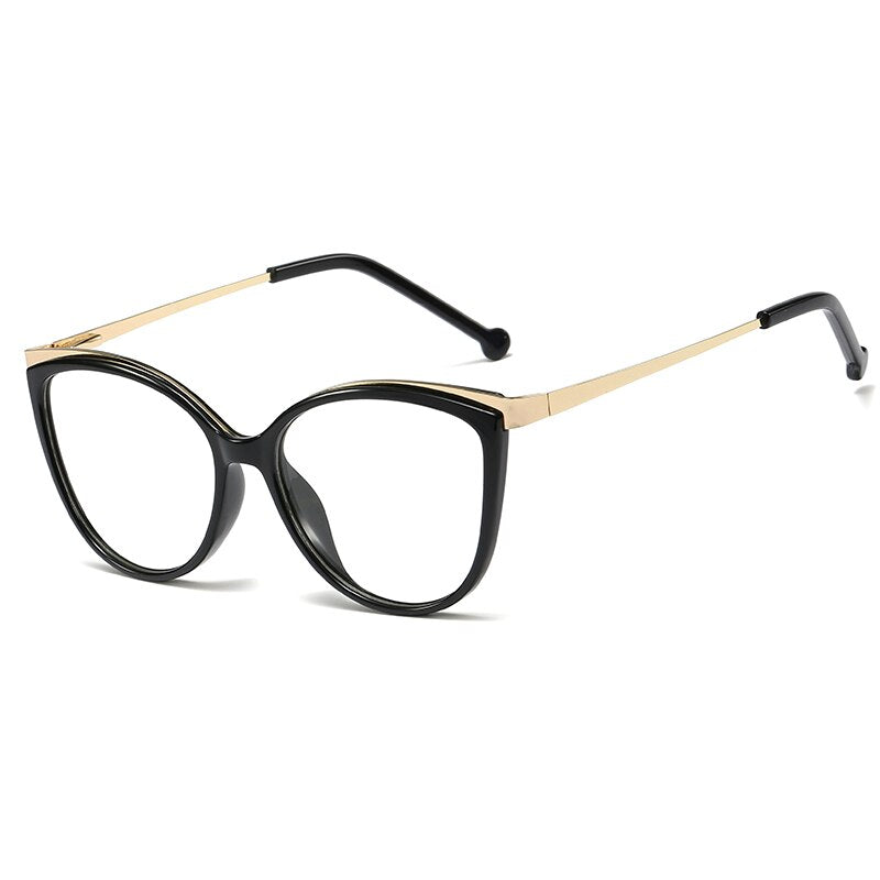 Ultralight Optical Glasses Frames Plastic Titanium Retro Cat Eye Glasses Frames Men Women Computer Glasses