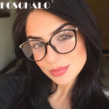 Load image into Gallery viewer, Ultralight Optical Glasses Frames Plastic Titanium Retro Cat Eye Glasses Frames Men Women Computer Glasses