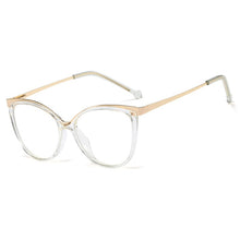 Carica l&#39;immagine nel visualizzatore di Gallery, Ultralight Optical Glasses Frames Plastic Titanium Retro Cat Eye Glasses Frames Men Women Computer Glasses