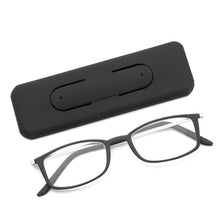 Load image into Gallery viewer, Ultralight Portable Reading Glasses Men Women Ultra-thin Full Frame Anti Blue Presbyopia Glasses Can Be Attach To Phone Case