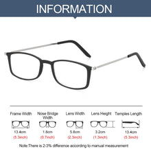 Load image into Gallery viewer, Ultralight Portable Reading Glasses Men Women Ultra-thin Full Frame Anti Blue Presbyopia Glasses With Phone Holder Storage Case