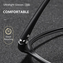 Load image into Gallery viewer, Ultralight Pure Titanium Men Comfortable Eyewear Women Vintage Round Big Frame Myopia Reading Optical Prescription Glasses