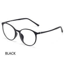 Load image into Gallery viewer, Ultralight Pure Titanium Men Comfortable Eyewear Women Vintage Round Big Frame Myopia Reading Optical Prescription Glasses