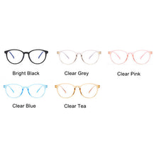 Load image into Gallery viewer, Ultralight Round Plastic Spectacles Frame Women Clear Optical Frames Round Transparent Lens 2023 Trendy Eyeglasses