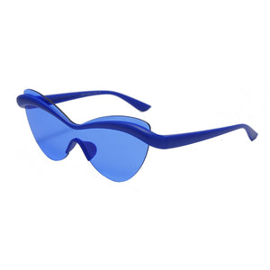 Ultralight TR90 Cat Eye Sunglasses Men Women 2023  Vintage Unique Frame One Piece Glasses Male Goggle UV400 Gafas De Sol